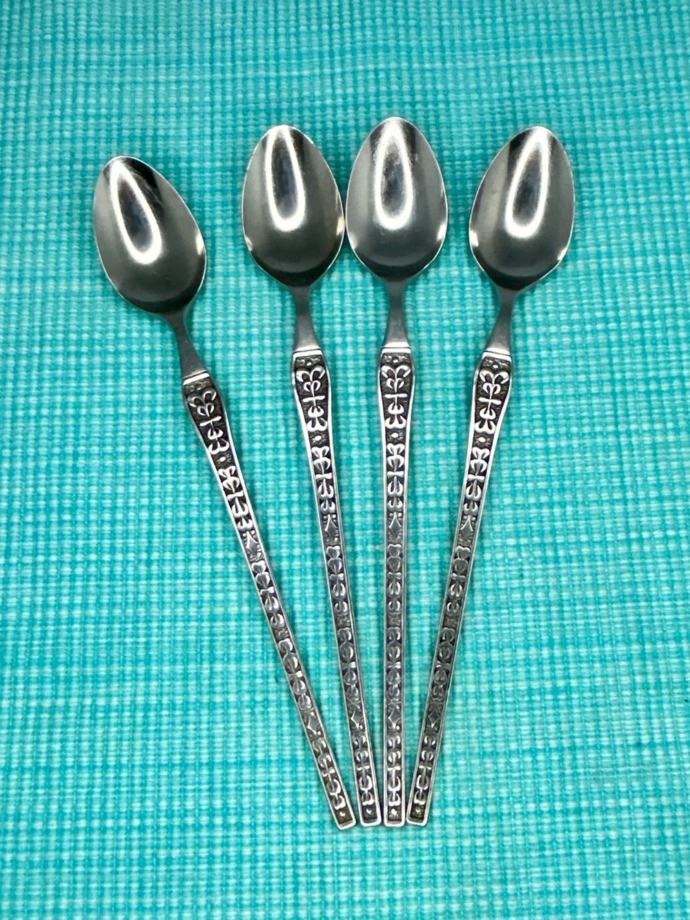 La Senda by Hanford Forge Stainless Steel Ice Tea Spoons Japan 4 PC